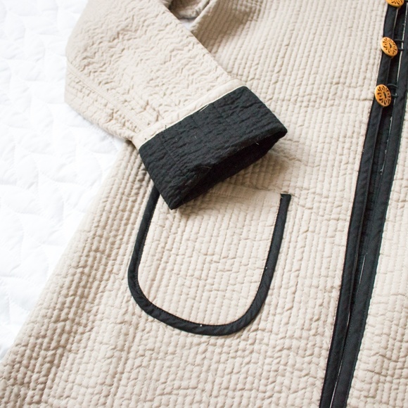 Soft Surroundings | Reversible Quilted Long Coat - Picture 6 of 6